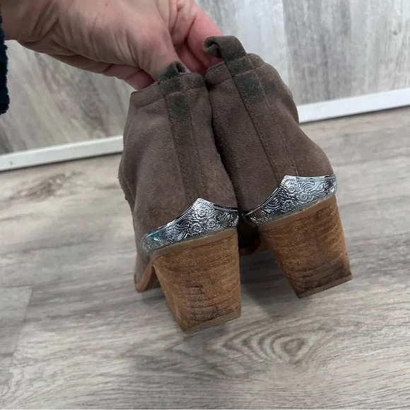 Jeffrey Campbell Cromwell Cowboy Boot Womens 6 Western Festival Rodeo Metal Tip - Picture 5 of 12